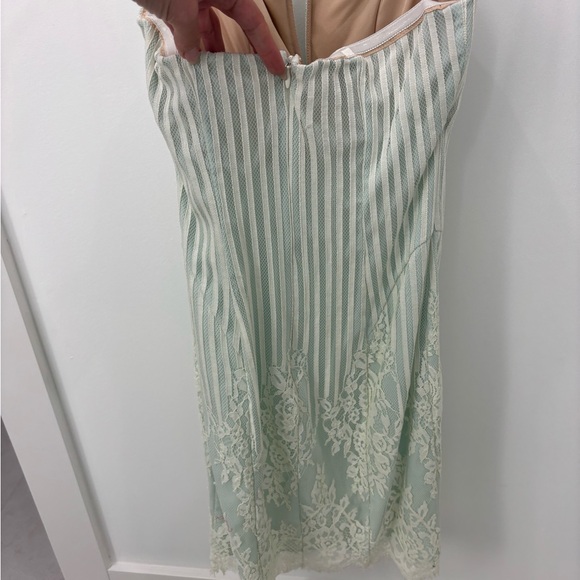 Guess Beige Strapless Dress - Picture 2 of 3